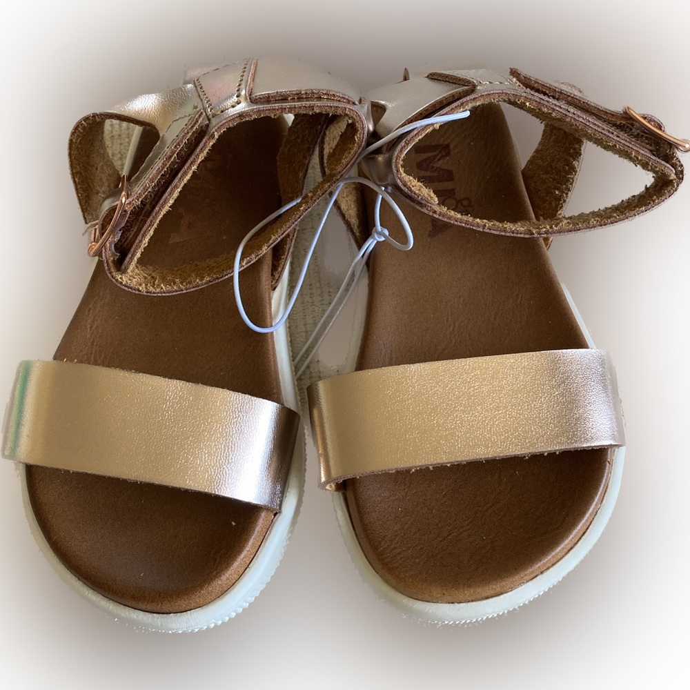 Mia Girl Toddler Rose Gold Sandals NWOT